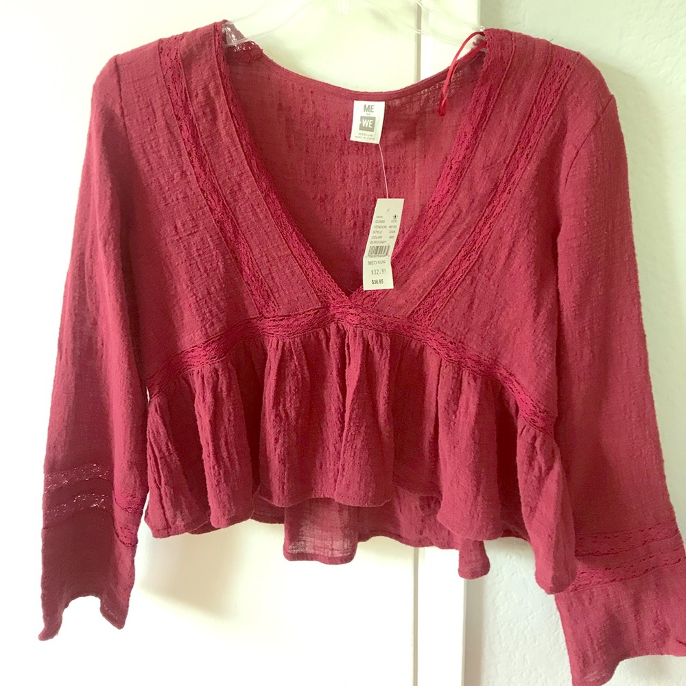 Flowy pink blouse from Pacsun. Never worn!